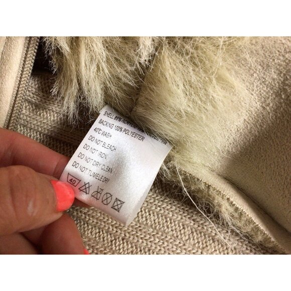 Escalade Paris Faux Fur Coat Jacket Womens XL - Picture 7 of 9